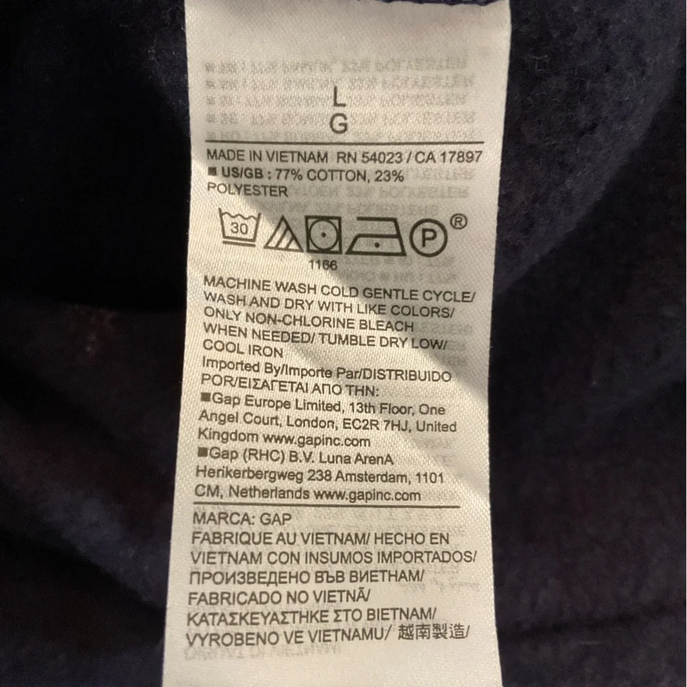 GAP Women’s Navy Sweatshirt - Picture 4 of 7